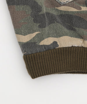 エイジドカモフラフライトジャケット