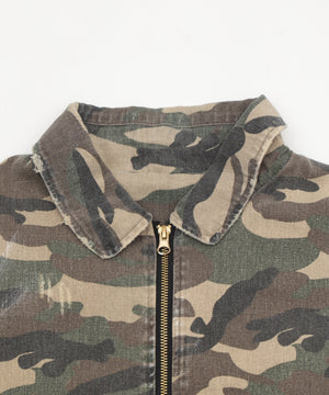 エイジドカモフラフライトジャケット