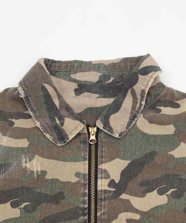 エイジドカモフラフライトジャケット