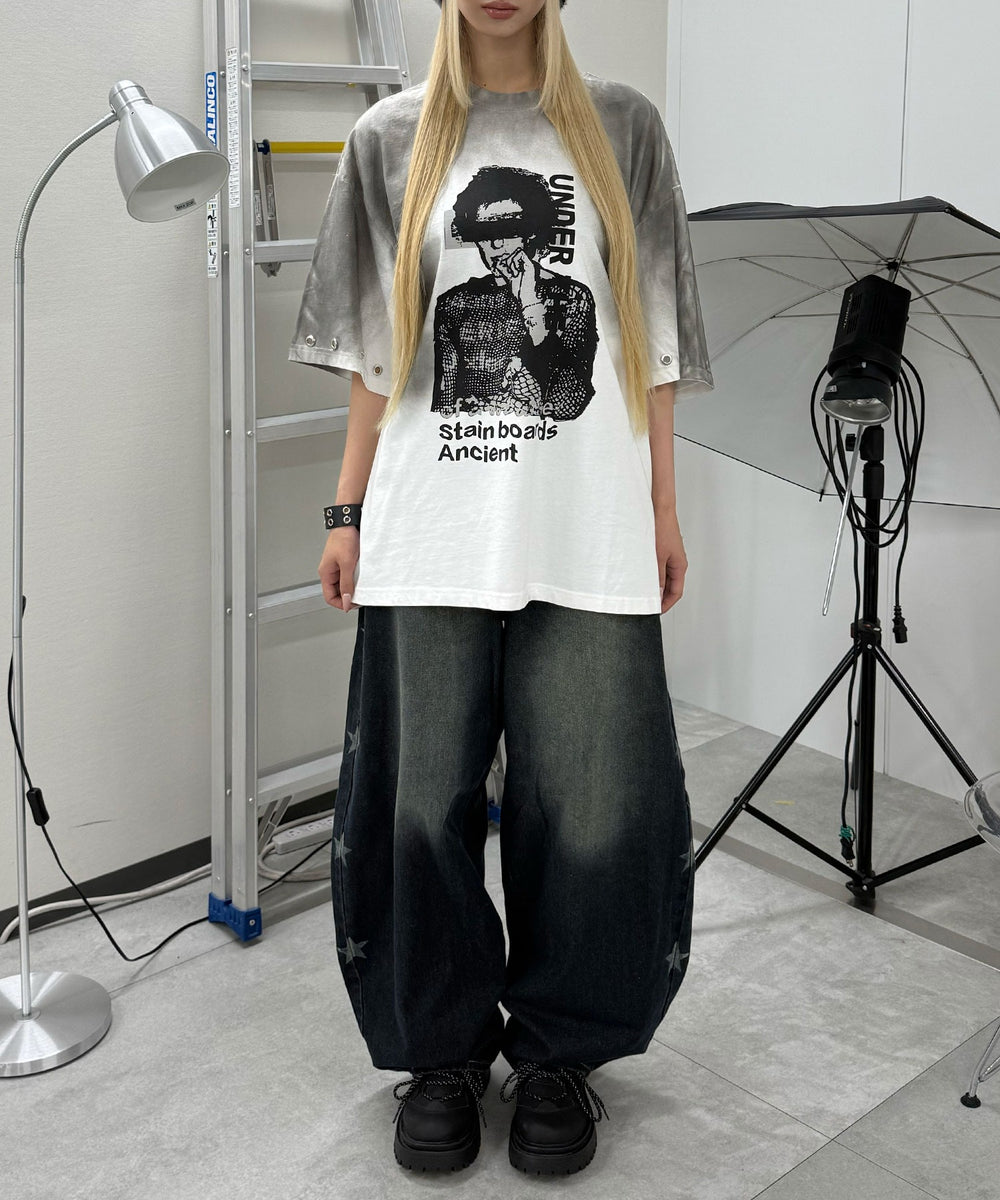 ホワイト モデル：167㎝ FREE着用