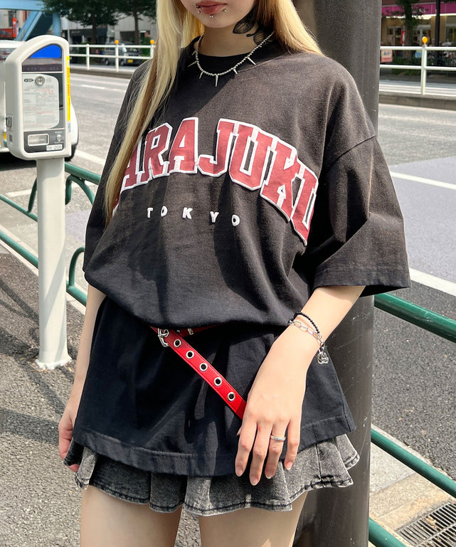 スーベニアビッグT/柄1 モデル：159㎝ FREE着用