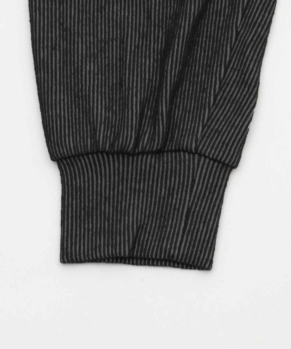 リブニットショートダブルZIPパーカー