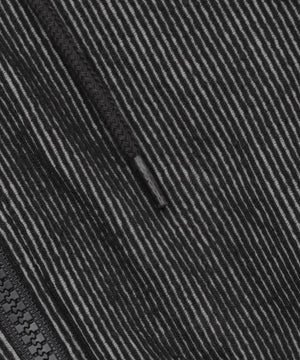 リブニットショートダブルZIPパーカー