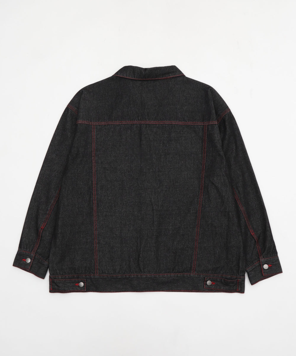 オーバーリジットデニムジャケット