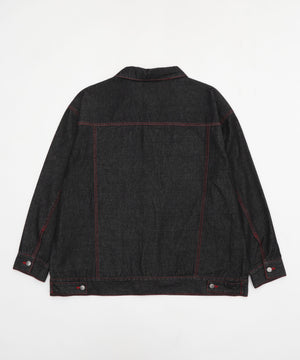 オーバーリジットデニムジャケット