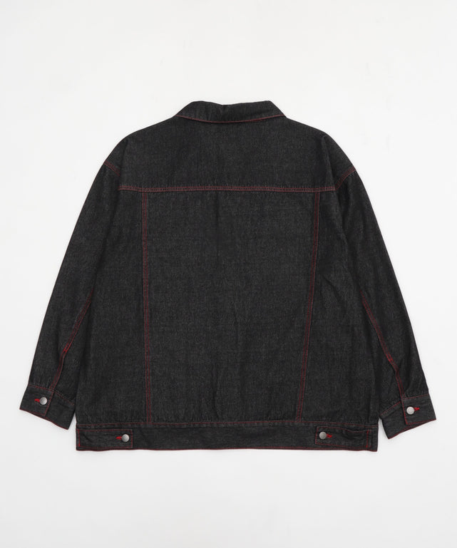 オーバーリジットデニムジャケット