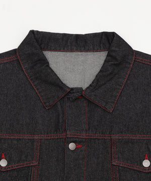 オーバーリジットデニムジャケット