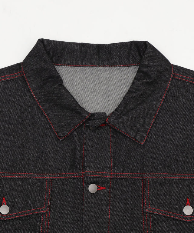 オーバーリジットデニムジャケット