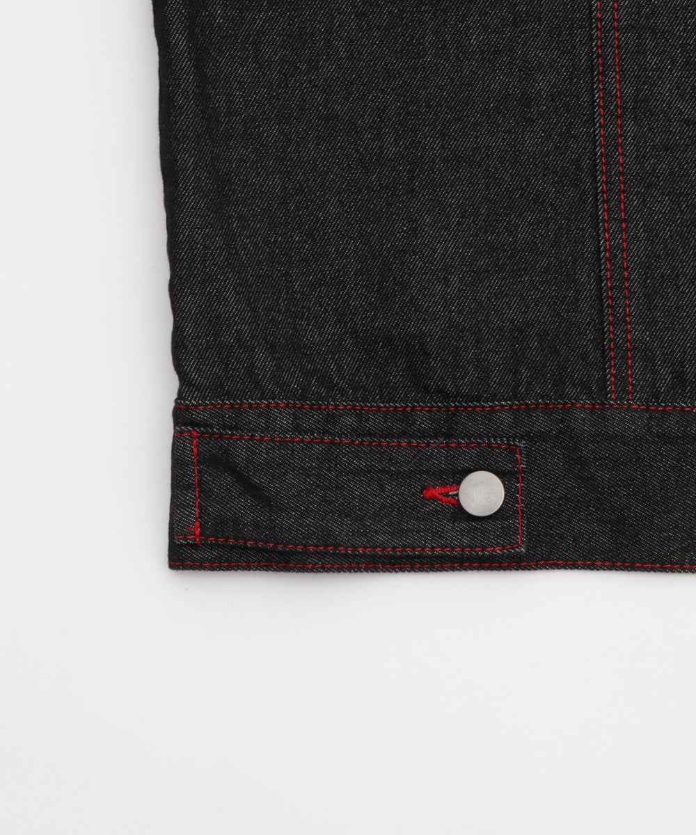 オーバーリジットデニムジャケット