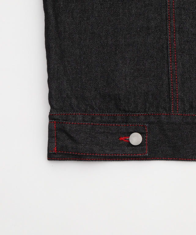 オーバーリジットデニムジャケット