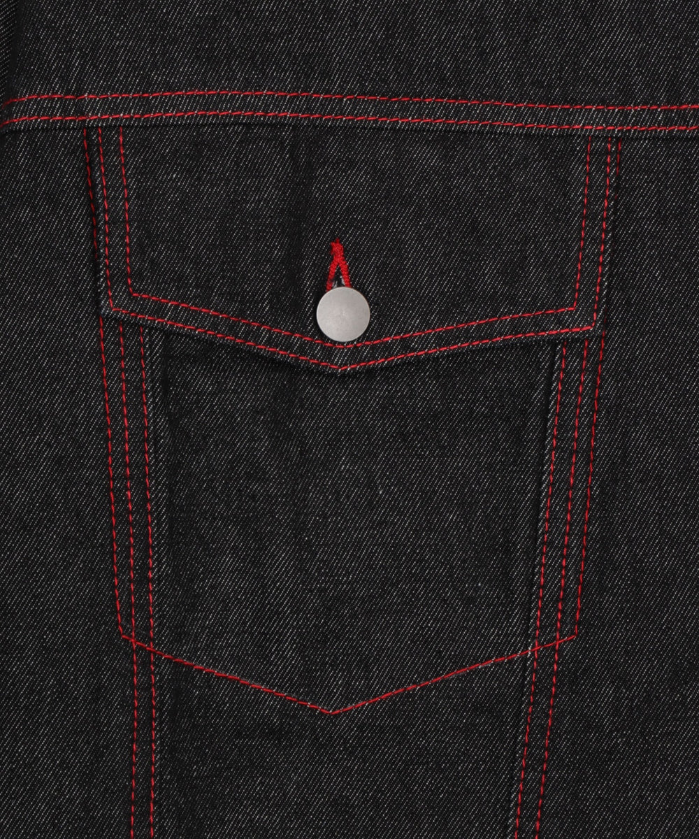 オーバーリジットデニムジャケット