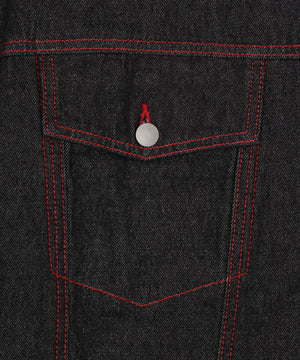 オーバーリジットデニムジャケット