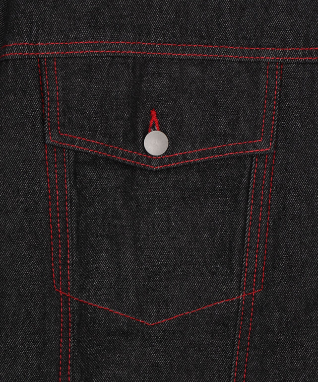 オーバーリジットデニムジャケット