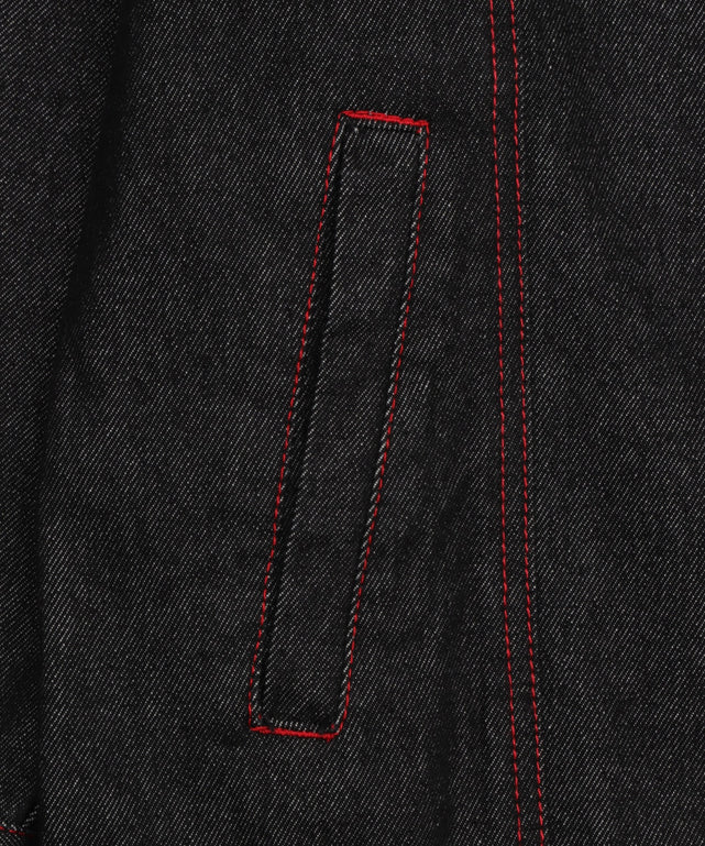 オーバーリジットデニムジャケット