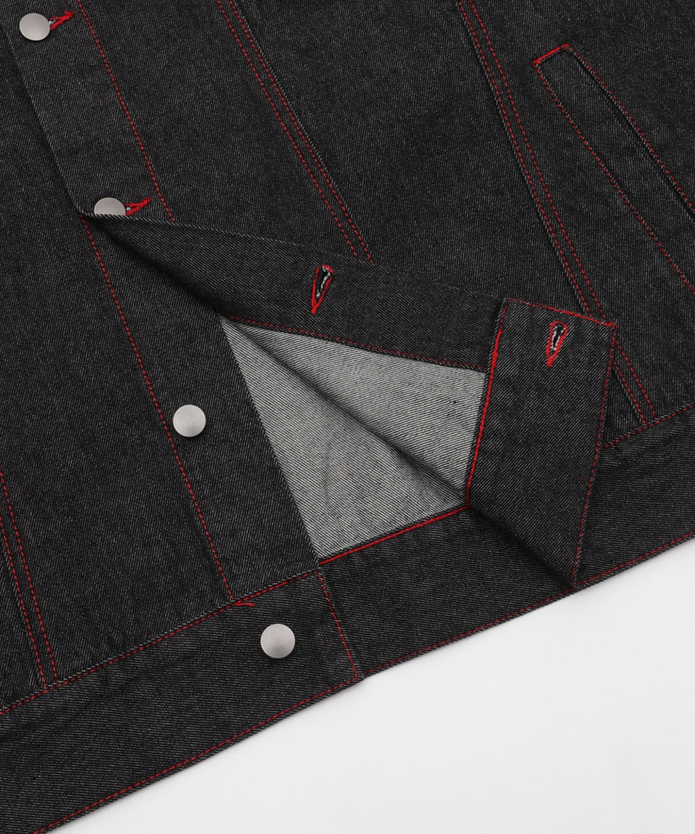 オーバーリジットデニムジャケット