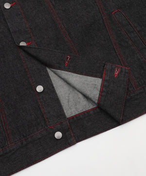 オーバーリジットデニムジャケット