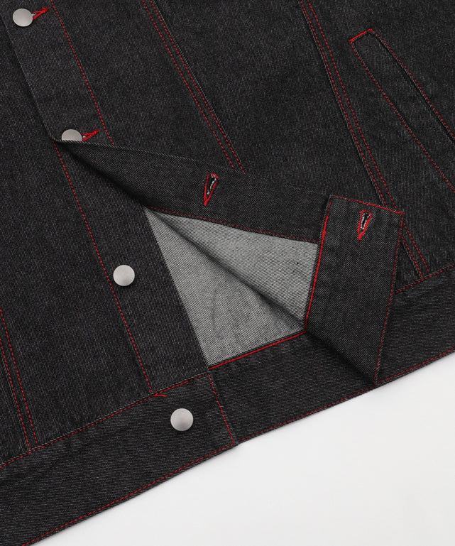 オーバーリジットデニムジャケット