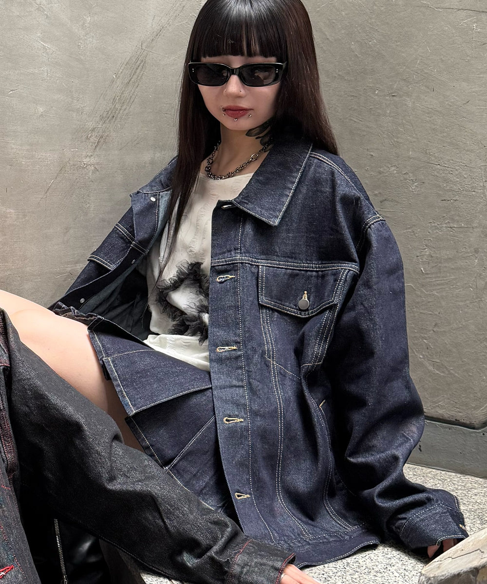 デニムインディゴ スモデル：160㎝ S着用