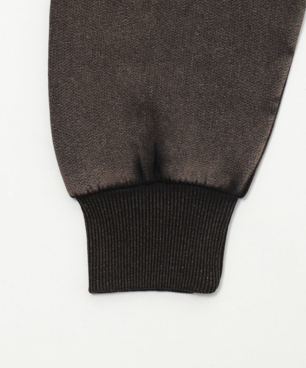 ハードウォッシュ裏起毛Wジップパーカー