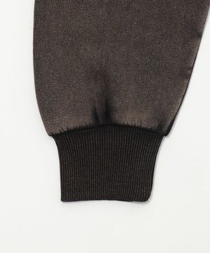 ハードウォッシュ裏起毛Wジップパーカー