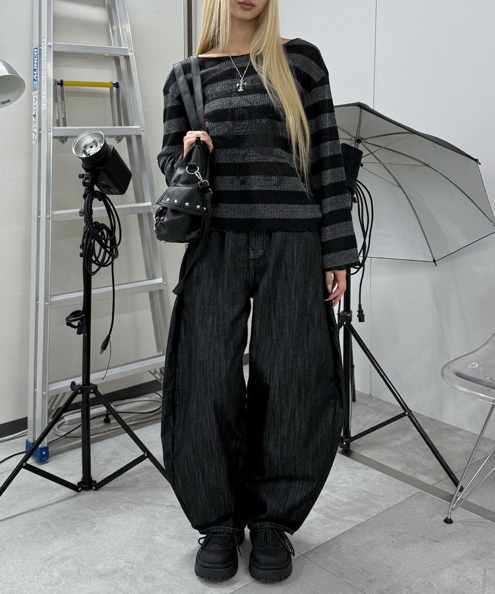 ブラック モデル：167㎝ FREE着用