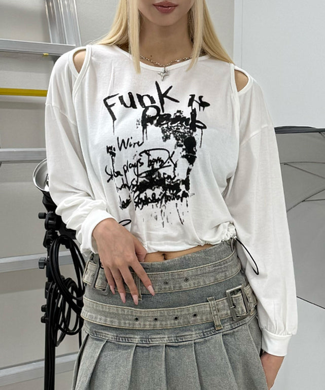 palomawool ロゴロンT オープンショルダ－FunkロンT – WEGO ONLINE STORE