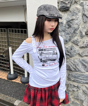 ホワイト モデル：160㎝ FREE着用