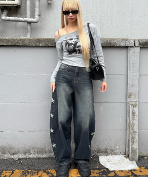 グレー モデル：167㎝ FREE着用