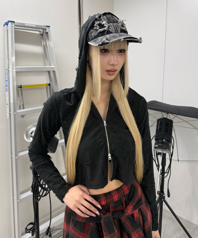 ブラック モデル：167㎝ FREE着用