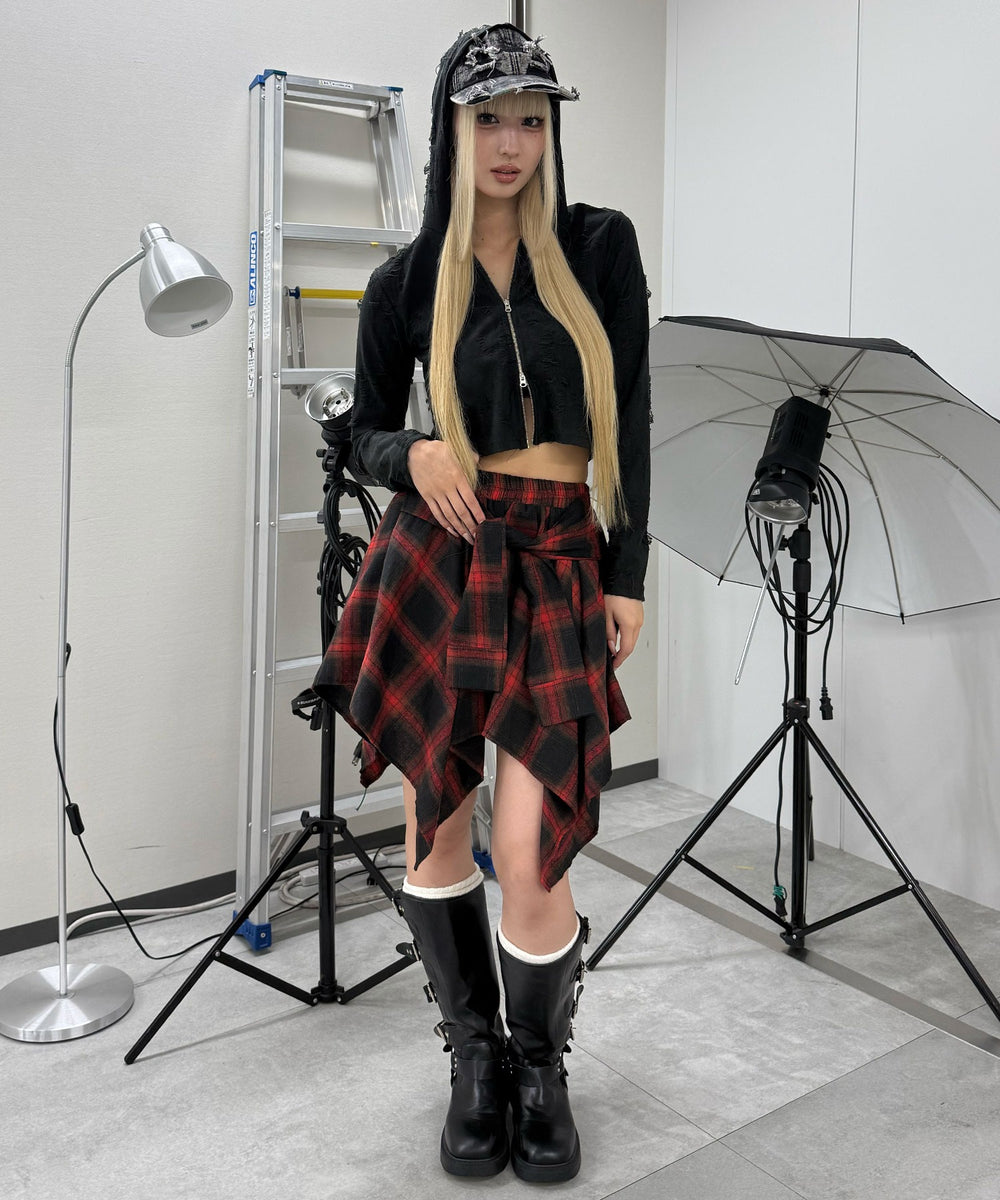 ブラック モデル：167㎝ FREE着用