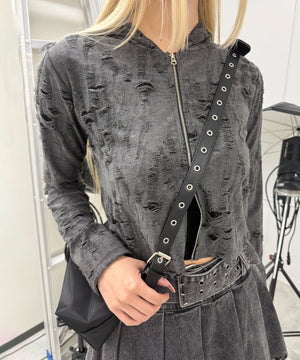 チャコール モデル：167㎝ FREE着用