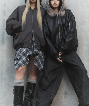 スタッズスラブカーブデニム