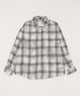 ブリーチオンブレチェックシャツ/ブラック