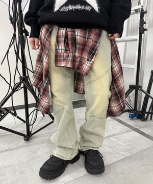 デニム淡 モデル：160㎝ M着用