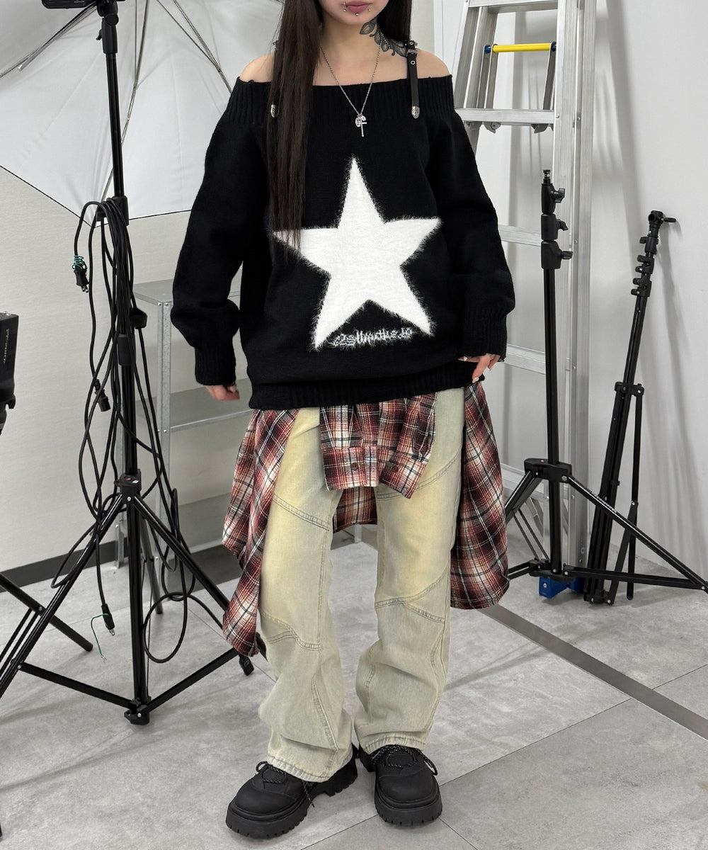 デニム淡 モデル：160㎝ M着用