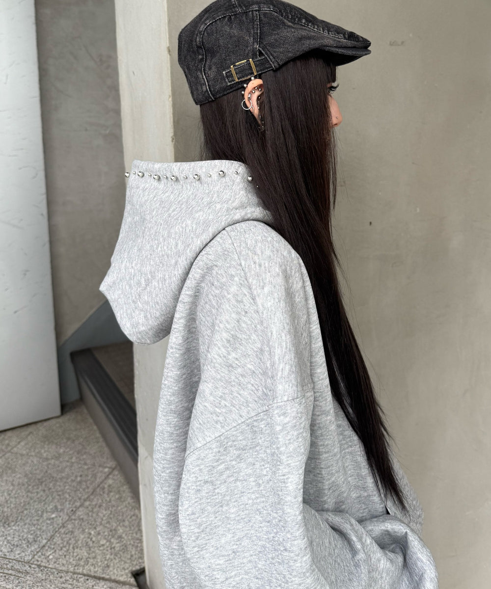 杢グレー モデル：160㎝ FREE着用