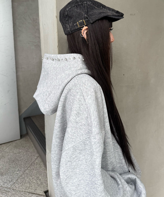 杢グレー モデル：160㎝ FREE着用