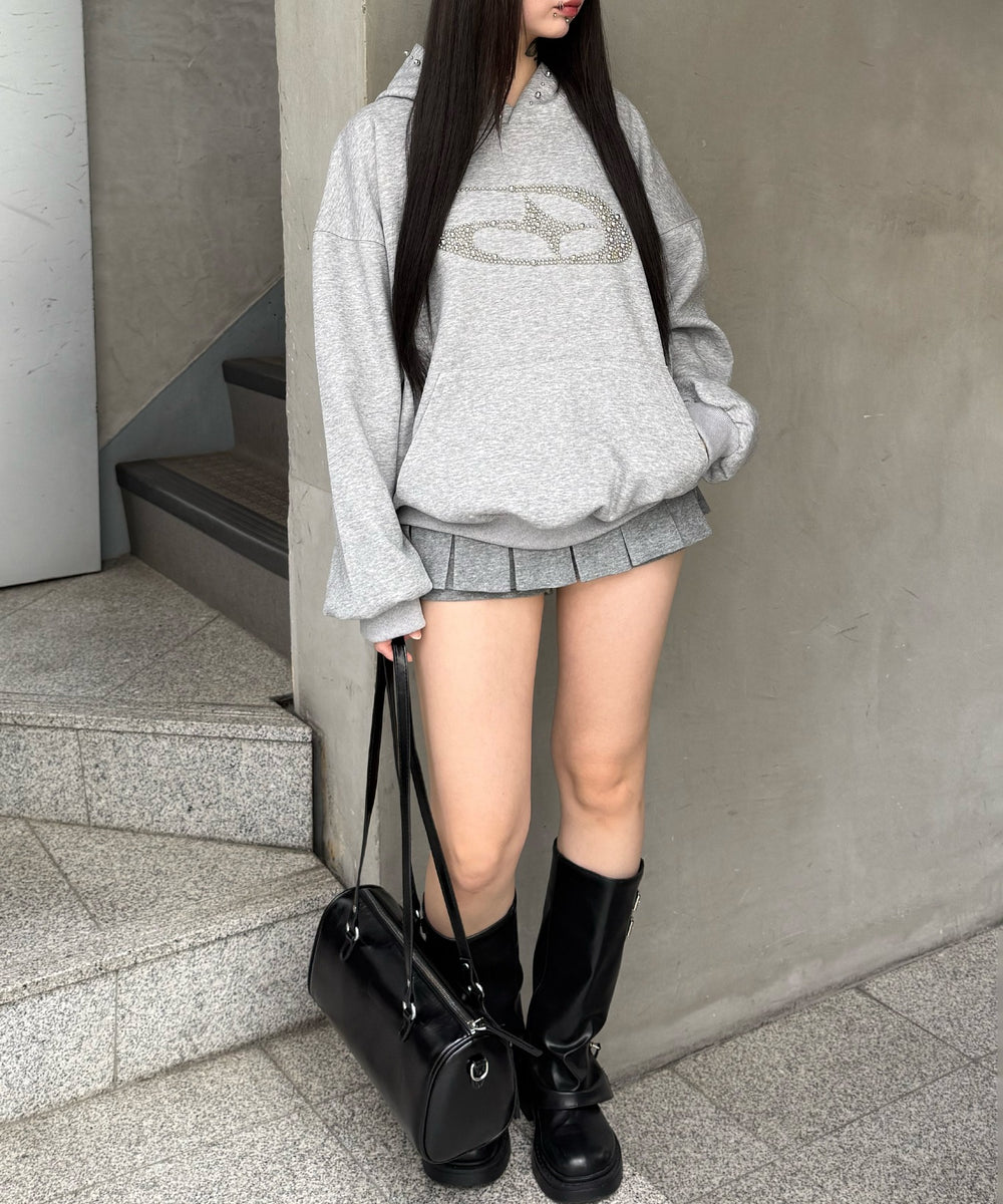 杢グレー モデル：160㎝ FREE着用