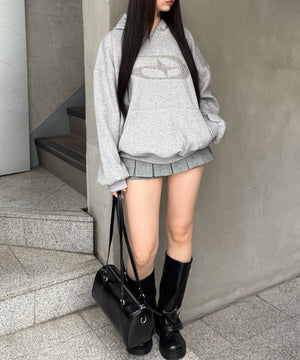 杢グレー モデル：160㎝ FREE着用