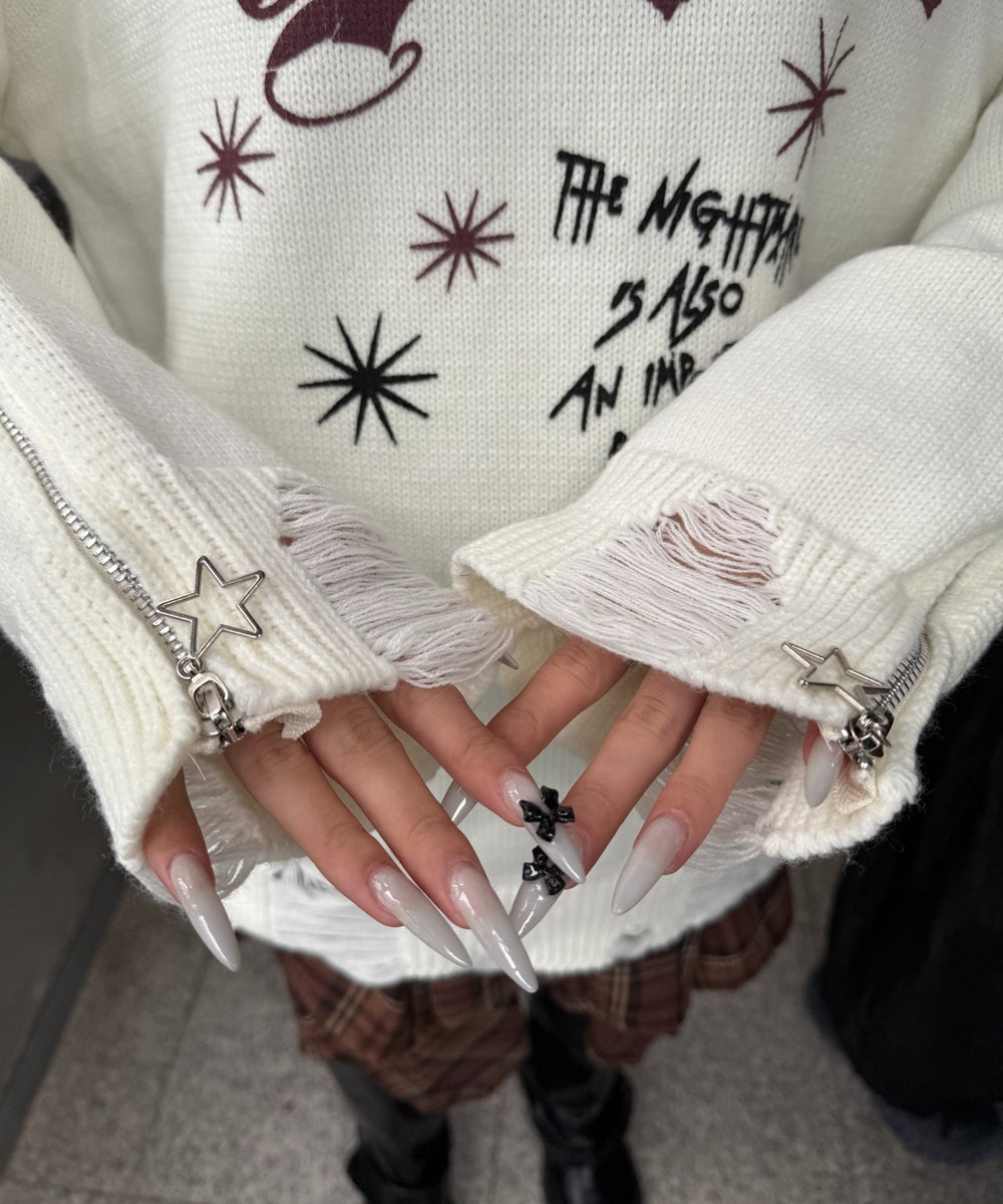 ホワイト モデル：167㎝ FREE着用