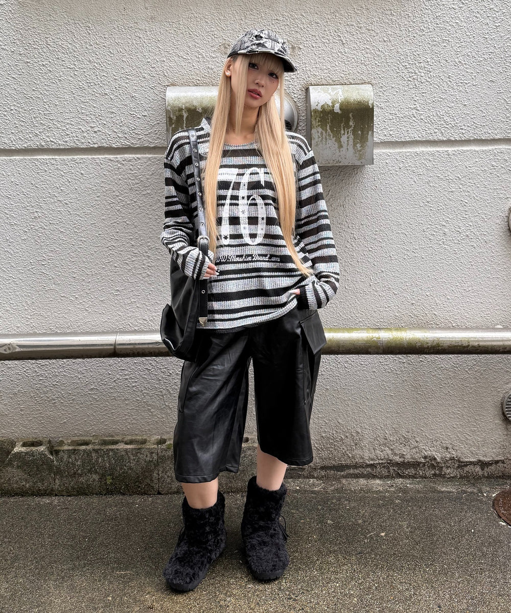 グレー モデル：167㎝ FREE着用