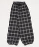 チェックワイドパンツ