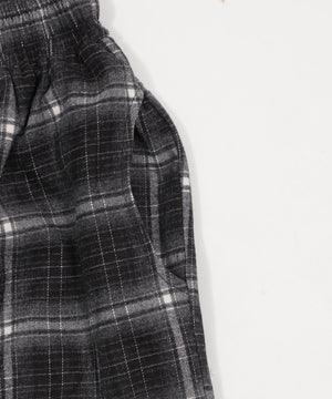 チェックワイドパンツ