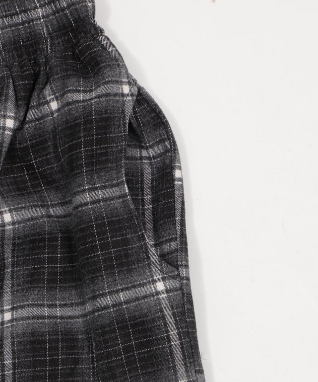 チェックワイドパンツ
