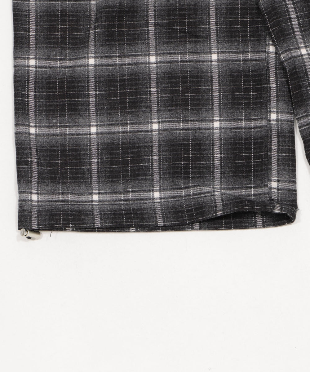 チェックワイドパンツ