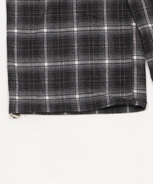 チェックワイドパンツ