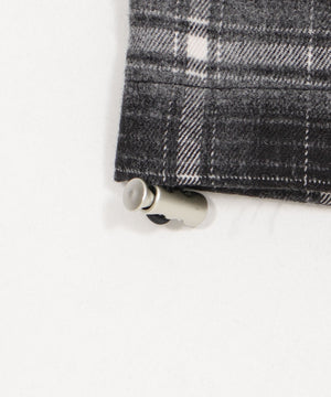 チェックワイドパンツ