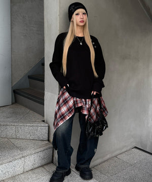 ブラック モデル：167㎝ FREE着用