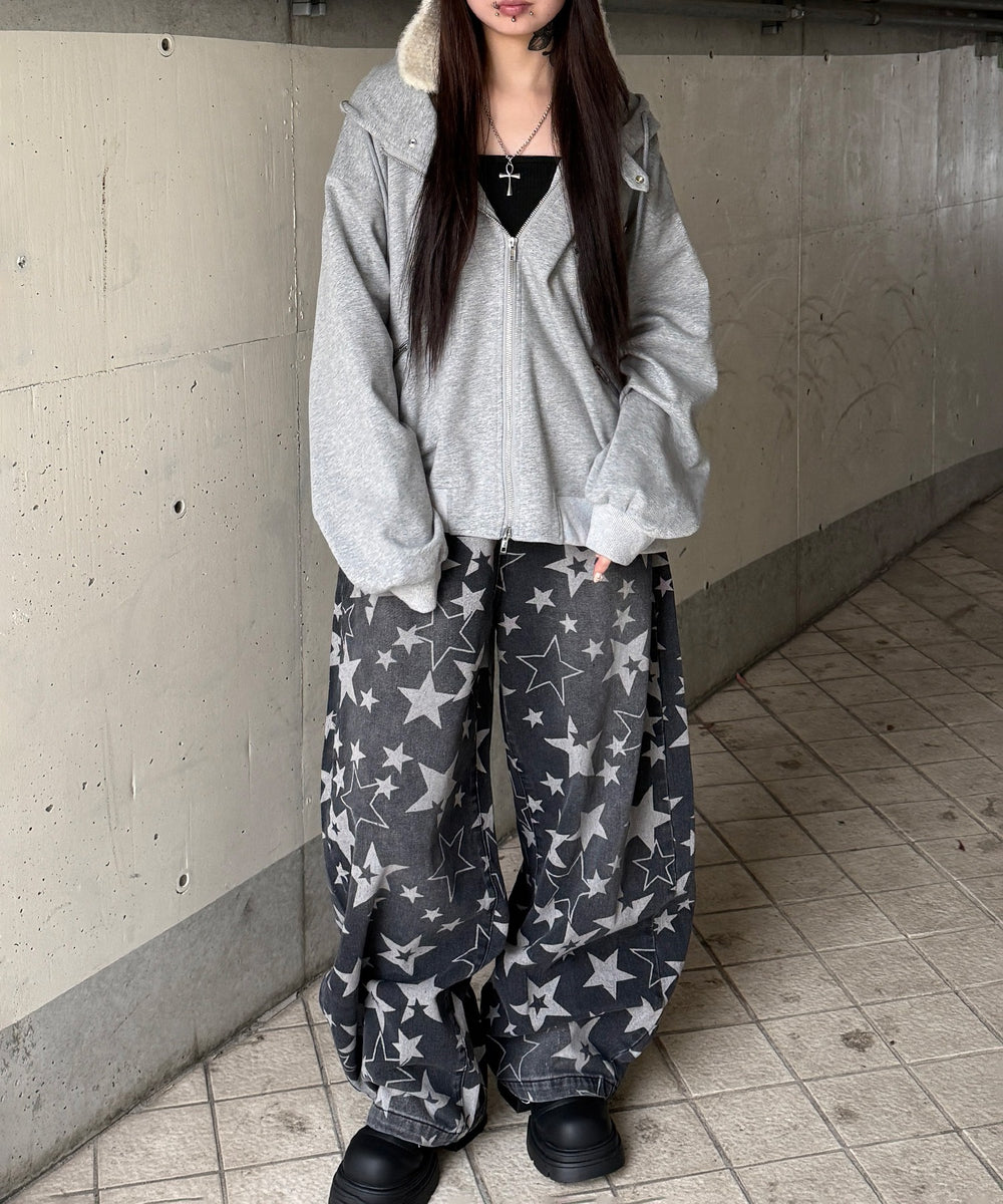 杢グレー モデル：160㎝ FREE着用