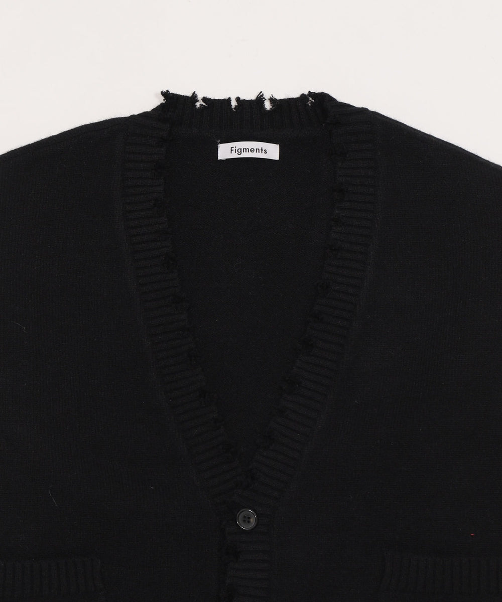 ダメージビッグカーディガン